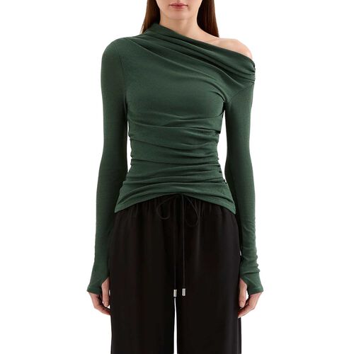 Nude Lucy Rue Mesh Ls Top