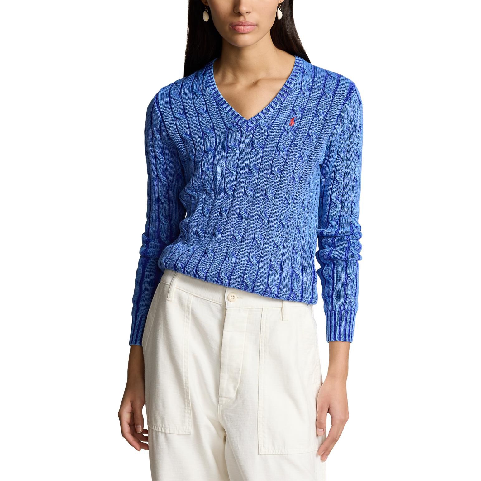 Long sleeve sweater polo ralph lauren hot sale