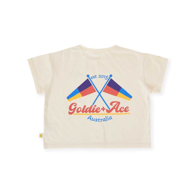 Goldie + Ace Nautical Flag Oversized T-Shirt 3-5Y image number 3