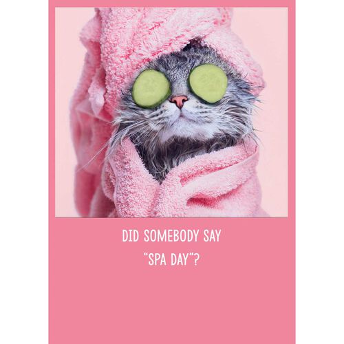 Image Gallery HM Shoebox Spa Day Mother's Day Card