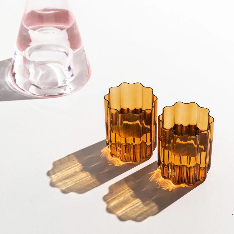 FAZEEK Wave Glass - Set of 2 image number 2