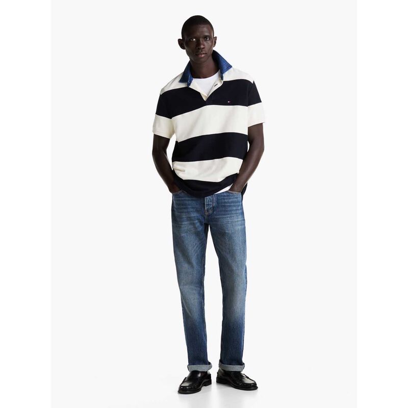 Tommy Hilfiger Rugby Stripe Relaxed Polo image number 3