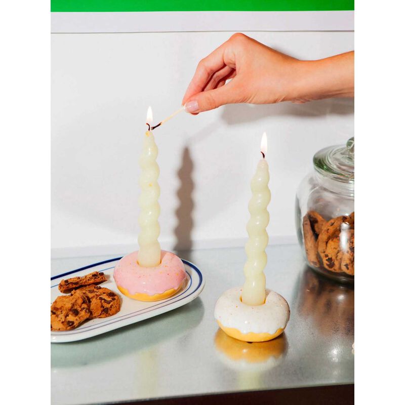 DOIY Fast Food Candle Holder Donut White image number 2