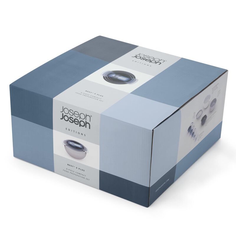 Joseph Joseph Editions Nest 9 Plus 9 Piece Food Preparation Set Sky image number 2