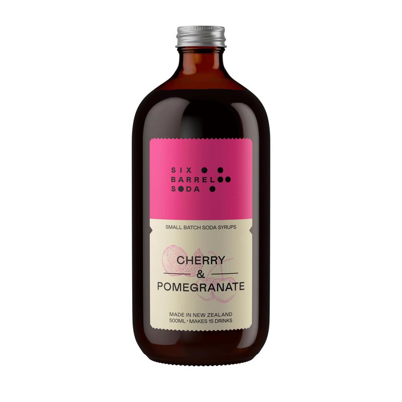 Six Barrel Soda Cherry & Pomegranate 500ml image number 0