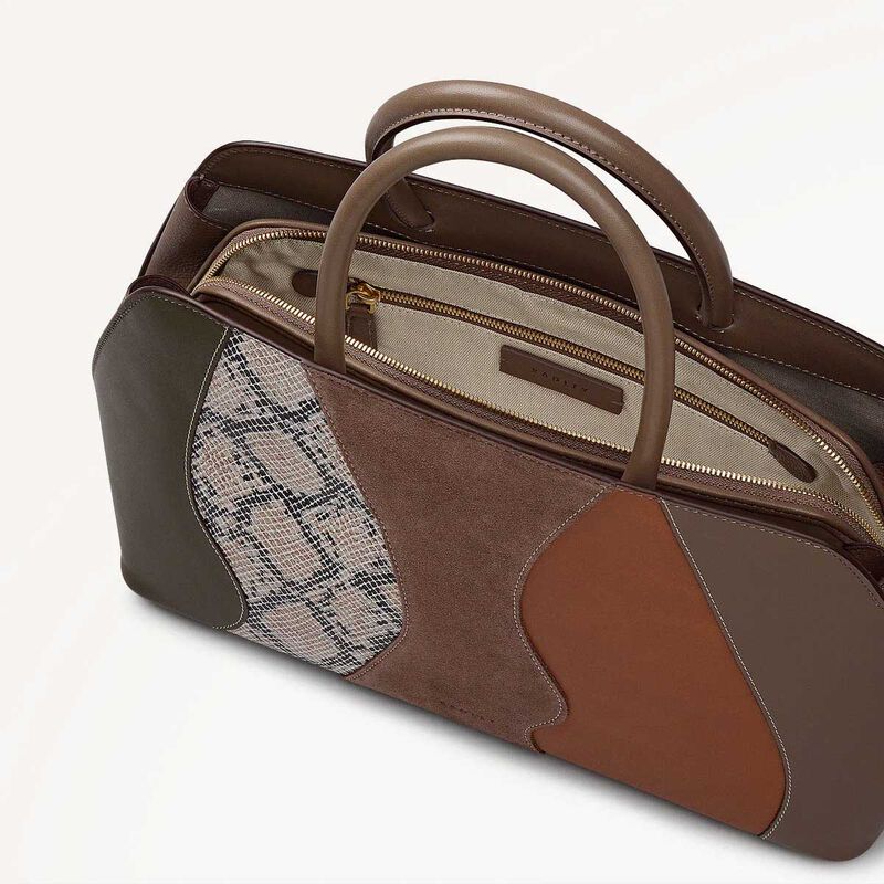 Radley Liverpool Street Patchwork Medium Ziptop Grab Bag image number 2