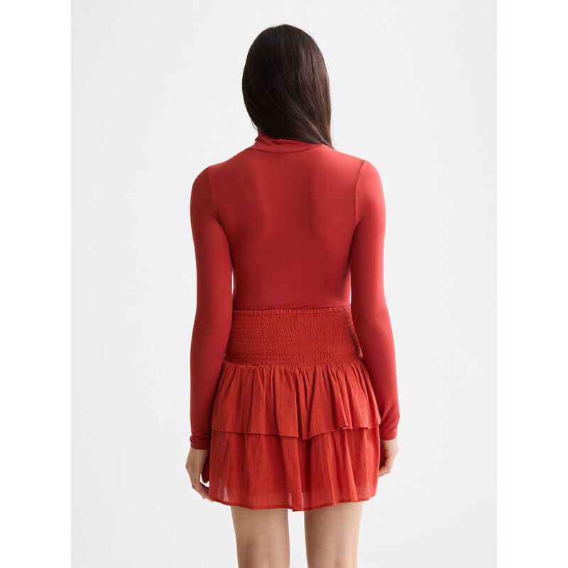 Scotch & Soda Roll Up Neck Long Sleeve T-Shirt image number 1