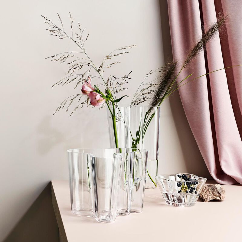 iittala Alvar Aaltovase 25.1cm Clear image number 1