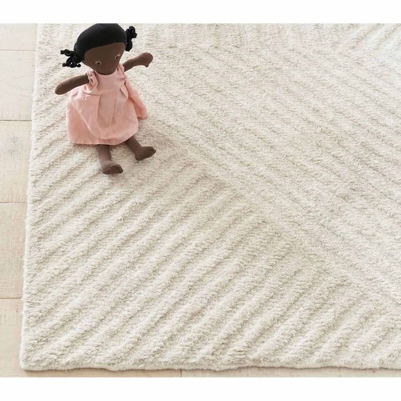 Pottery Barn Kids Faye Rug Ivory 152x244cm image number 2