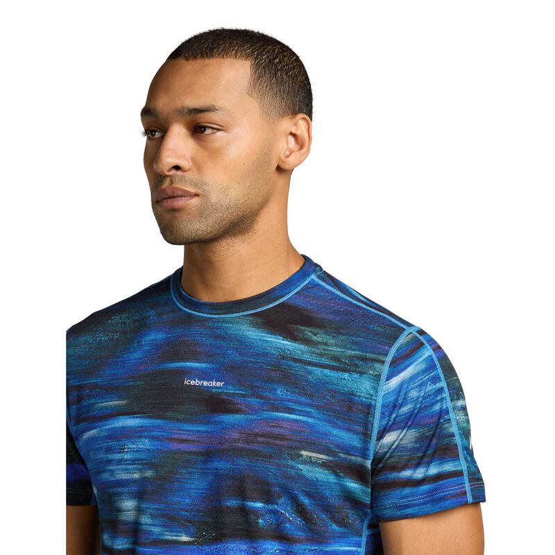Icebreaker M Merino Blend 125 Cool-Lite Speed SS Tee Fusion AOP image number 2