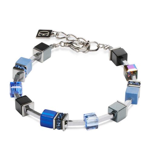 Coeur de Lion GeoCUBE® Lite Blue, Mid Blue & Stainless Steel
