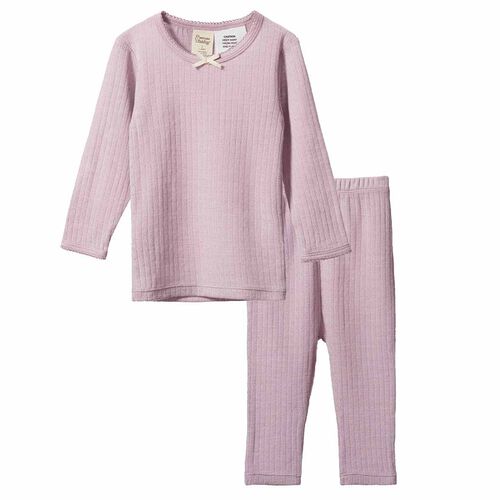 Nature Baby Mer Ess 2Pc Pyjamas Pointelle 1-2Y1-2Y