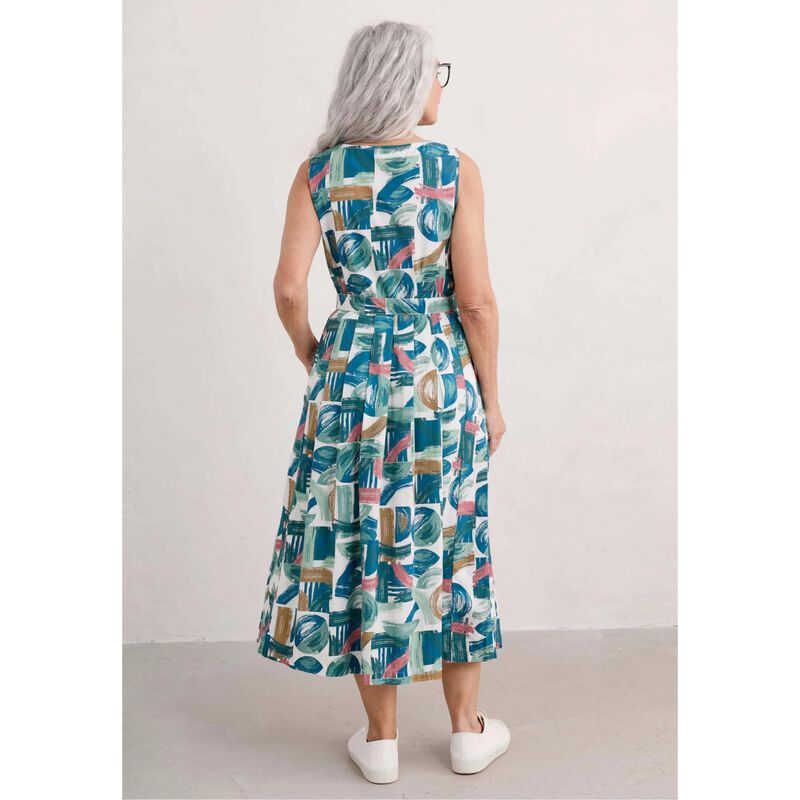 Seasalt Cornwall Belle Dress Driftwood Marks Chalk image number 1