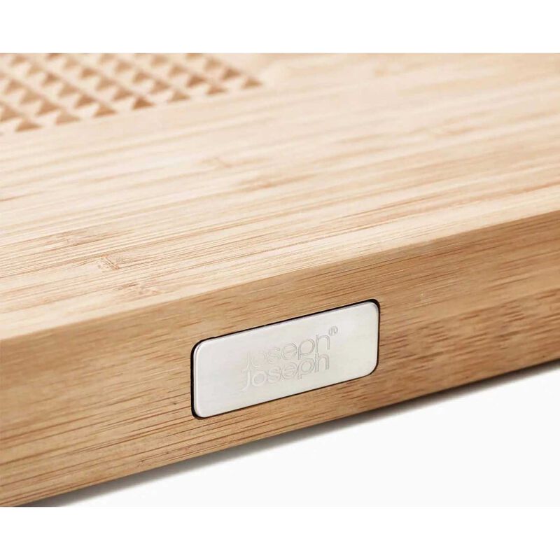 Joseph Joseph Cut&Carve&trade; Bamboo Chopping Board image number 2