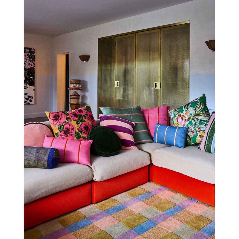 Kip&Co Wategos Soiree Stripe Upholstery Square Couch Cushion image number 2