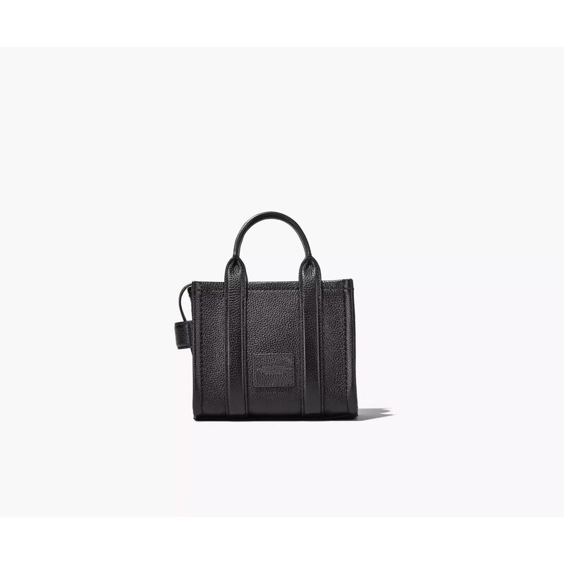 MARC JACOBS The Leather Mini Tote Bag image number 5