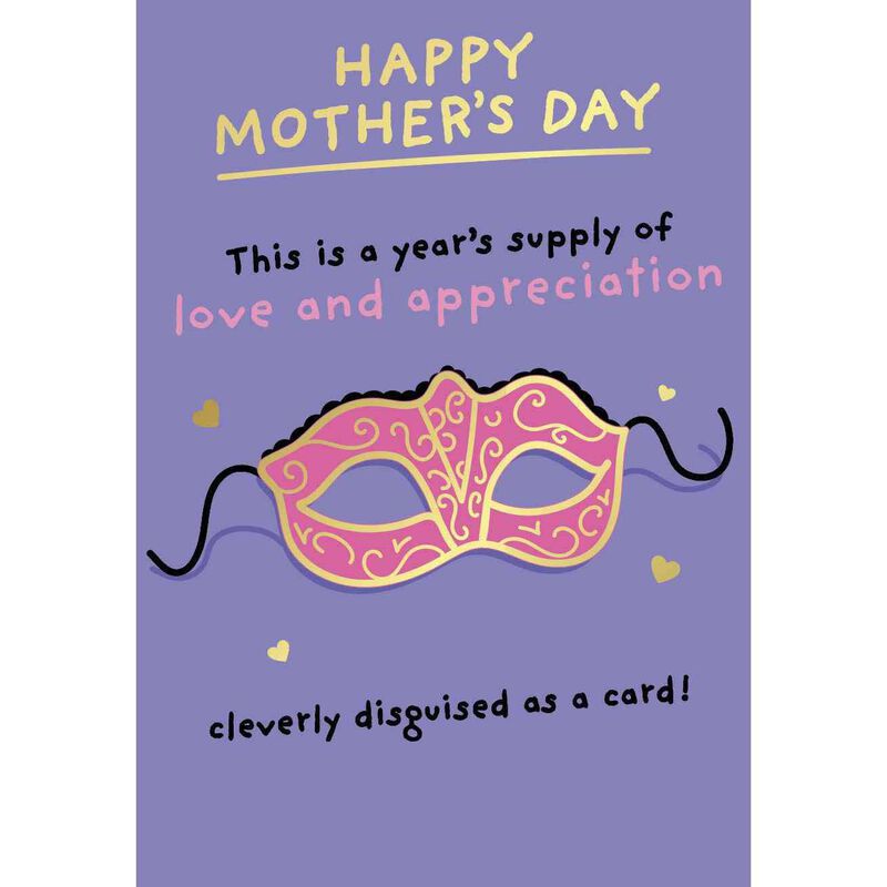 Image Gallery Mothers Day Mask Humor Mother's Day Card image number 0