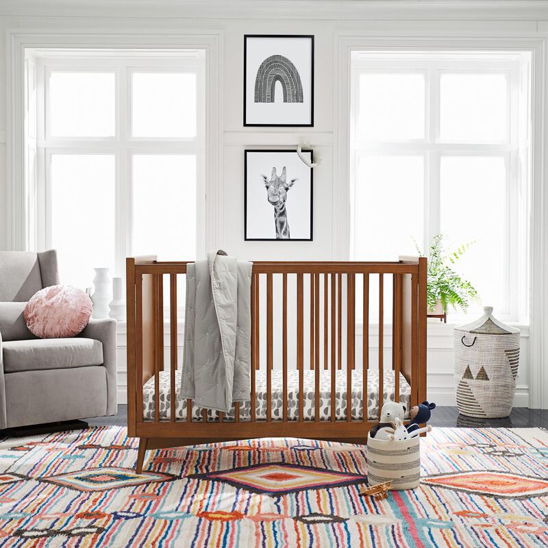 Pottery Barn Kids Mid Century Collection Crib Acorn image number 1