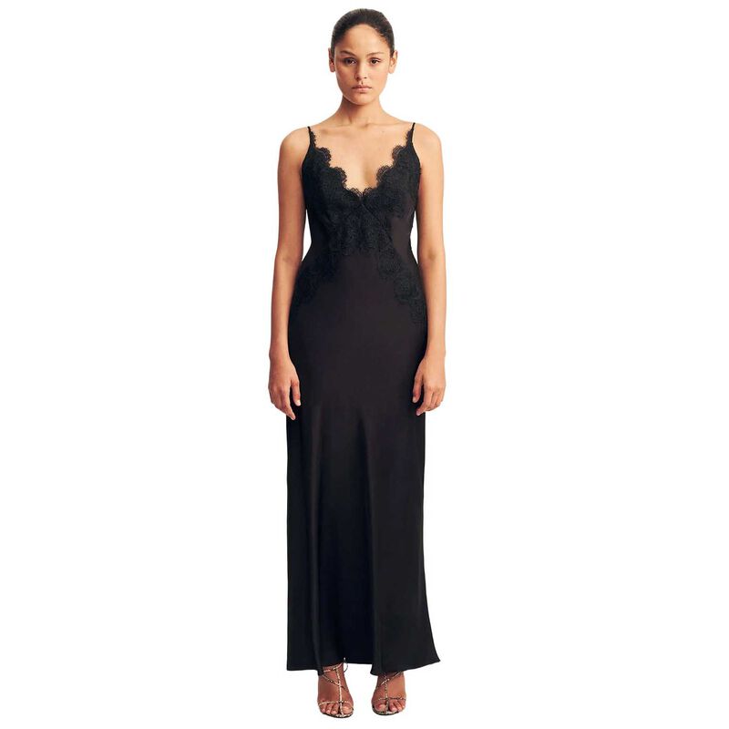 Shona Joy Simona Lace Slip Maxi Dress image number 0