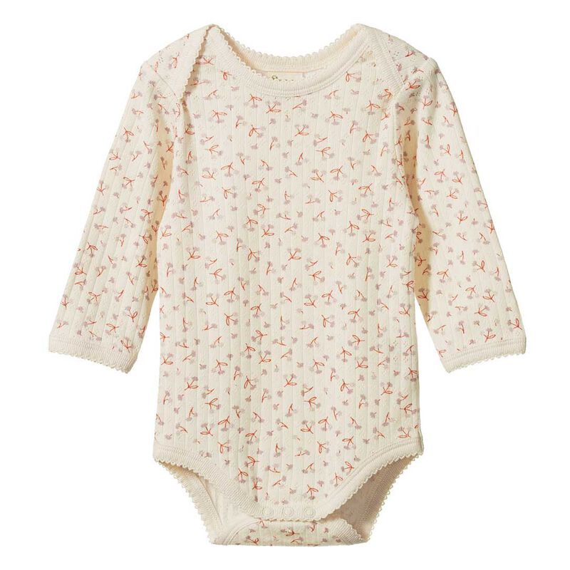Nature Baby L/S Bodysuit Pointelle image number 0