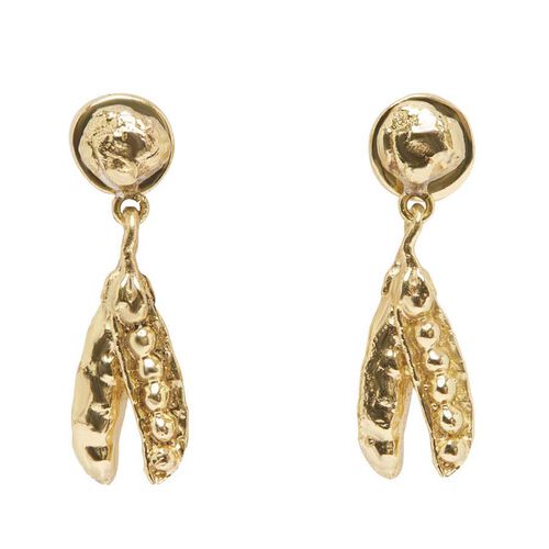 ALÉMAIS Tesori Pea Pod Drop Earrings