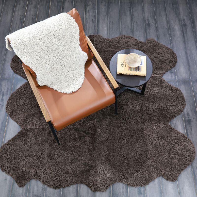 MM Linen New Zealand Short Wool Sheepskin Rug image number 0
