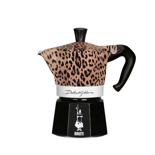 Bialetti x Dolce & Gabbana Moka Express 3-Cup Leopardo