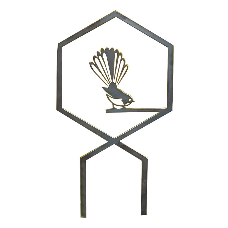 Metalbird Piwakawaka Plant Trellis image number 0