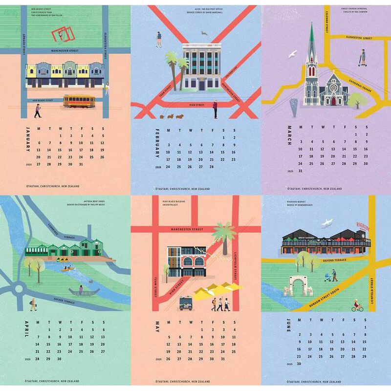 Robertson Creative Otautahi Desk Calendar 2025 image number 1