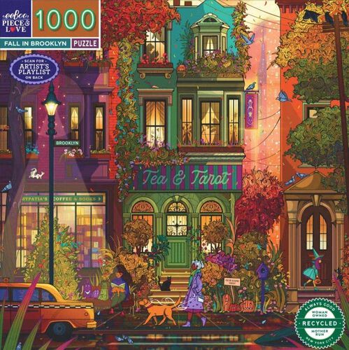 eeboo Fall in Brooklyn 1000 Piece Puzzle