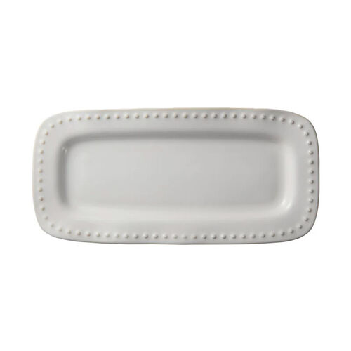 Casa Domani Punto Rectangular Rim Platter 33x16cm