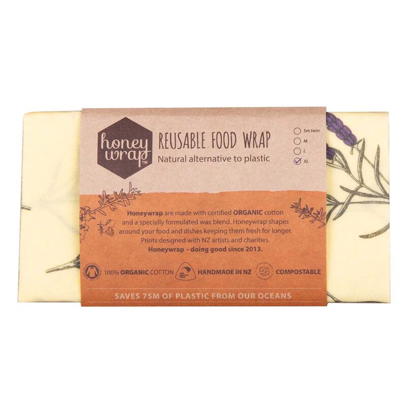 Honeywrap Extra Large Wrap - Lavender 45x40cm image number 0