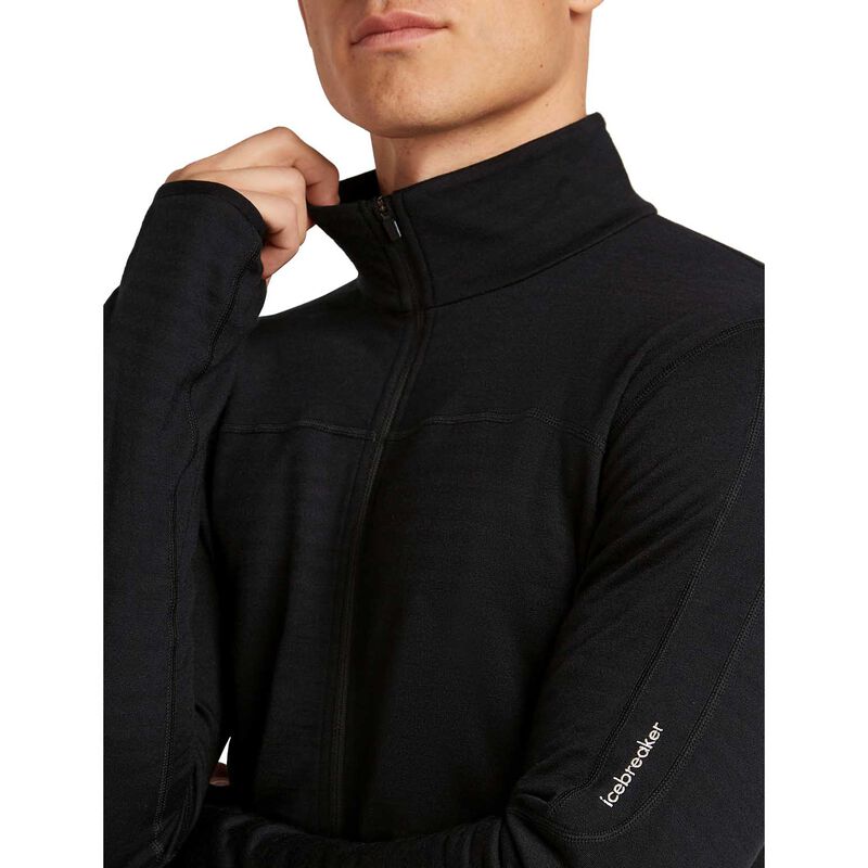 Icebreaker M Merino Blend 300 RealFleece Descender LS Zip image number 2