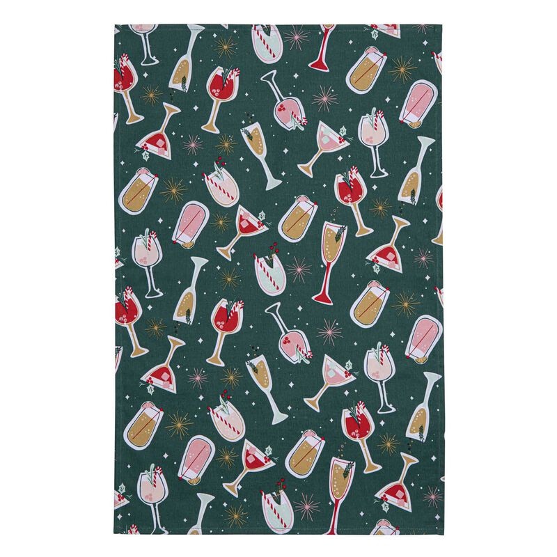 Ladelle Let's Get Merry 2pk Kitchen Towel image number 1