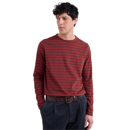 Seasalt Cornwall Sailor Shirt Breton Seedbed Conker
