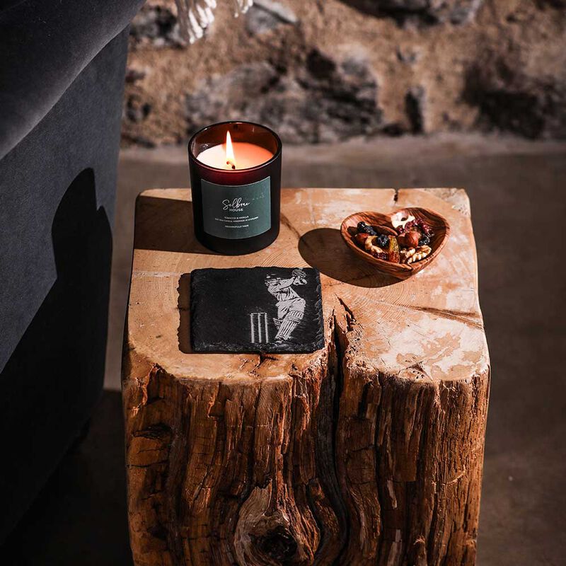 Selbrae House Single Slate Coaster - Cricket image number 1