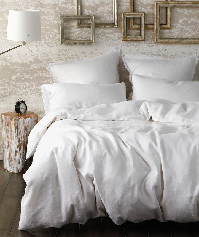 MM Linen Laundered Linen Tassel Pillowcover Set image number 6