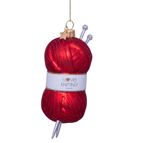 Vondels Ornament Glass Knitting Yarn 11.5cm