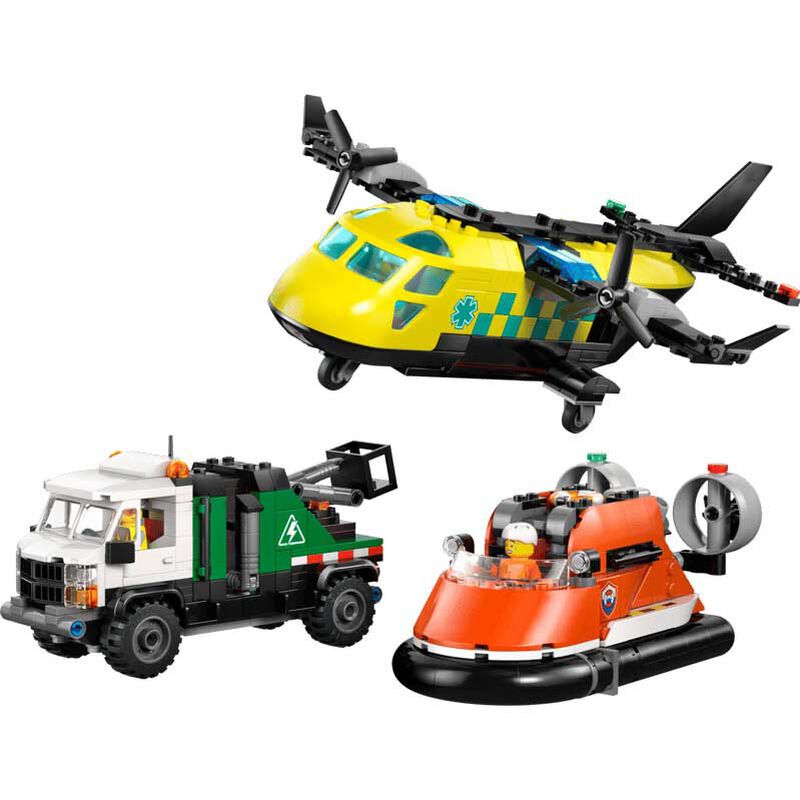 LEGO City Airplane, Service Truck & Hovercraft Remix image number 3