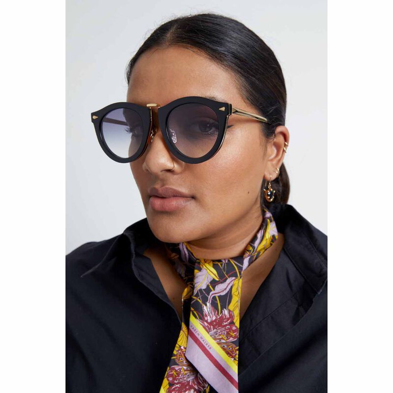Karen Walker Harvest 22 Black Sunglasses image number 2