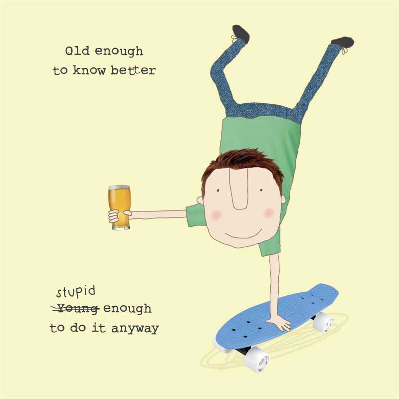 Rosie Made A Thing Old Enough Card image number 0