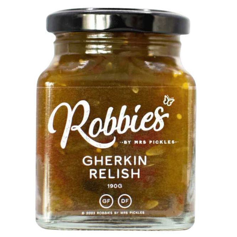 Robbies Gherkin Relish 190g image number 0