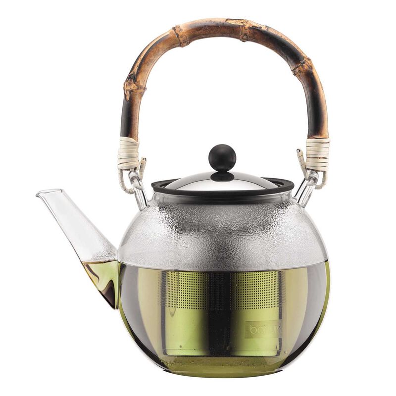 Bodum Assam Tea Press 1L With Bamboo Handle - Bamboo image number 2