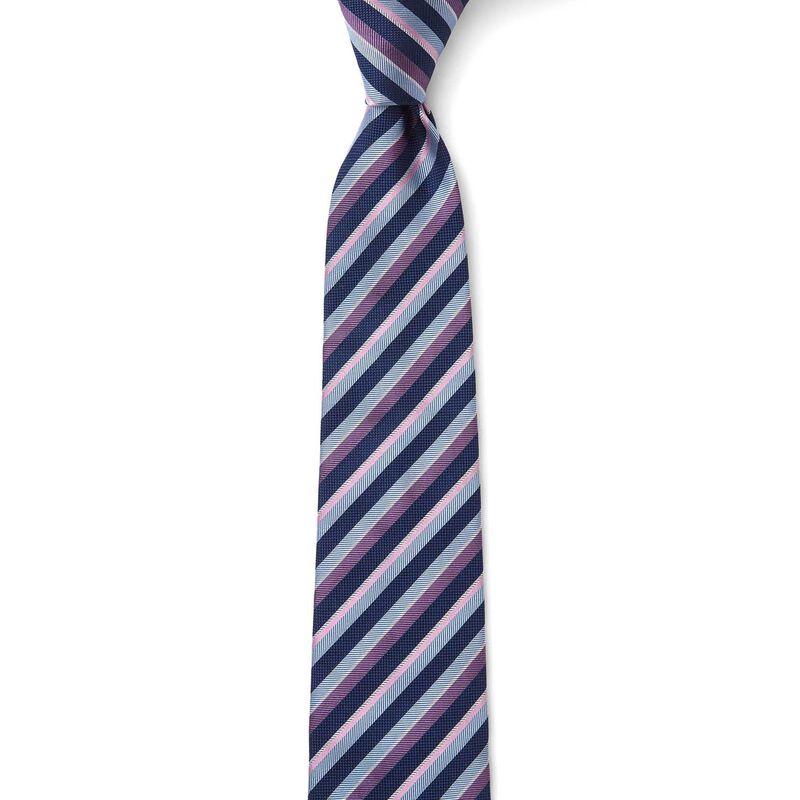Cambridge Multi Stripe 7.5cm Tie image number 2