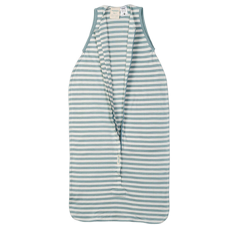Woolbabe 3 Seasons Front Zip Merino/Organic Cotton Sleeping Bag - Tide image number 1