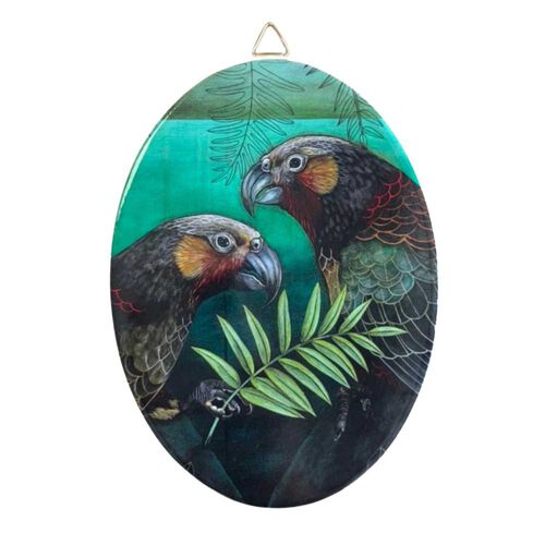 Kathryn Furniss Art Tile - Kaka