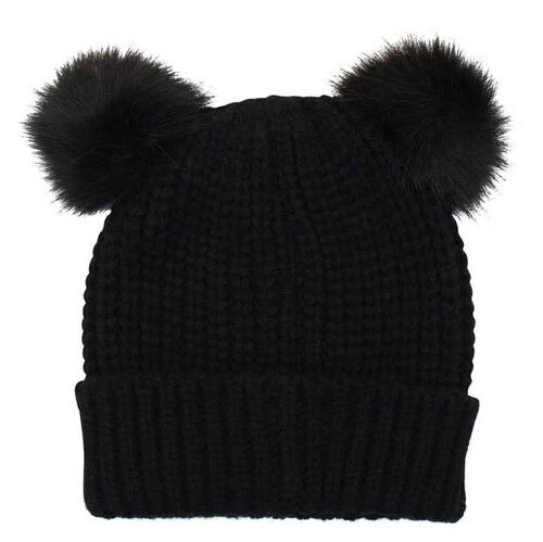 Morgan & Taylor Nakita Double Pom-Pom Beanie