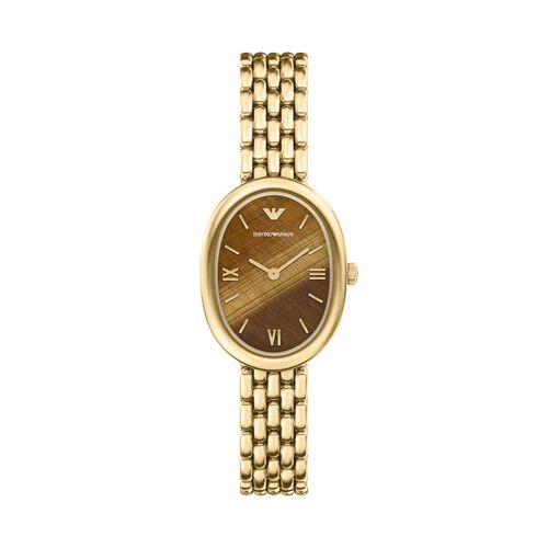 Emporio Armani Sinfonia Two-Hand Gold-Tone Stainless Steel Watch
