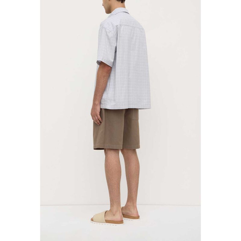 Assembly Label Jules Check Short Sleeve Shirt Cloud/Antique White image number 1