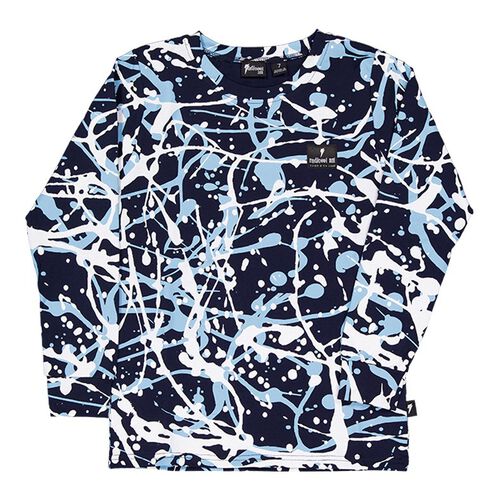 Radicool Dude Blue Splatter LS Tee